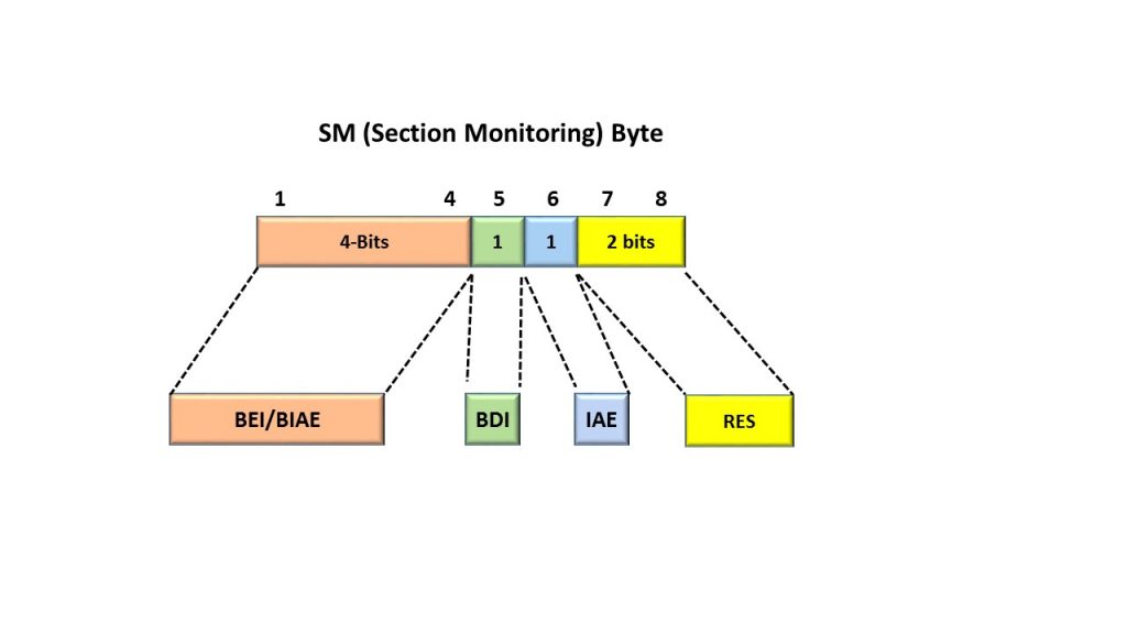 OTU Frame - Section Monitoring Byte Format - Optical Transport Networks