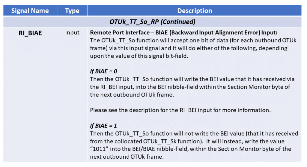 OTUk_TT_So Function Pin Description - Part 7