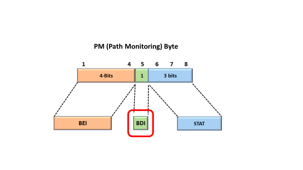 PM Byte with the PM-BDI bit-field highlighted