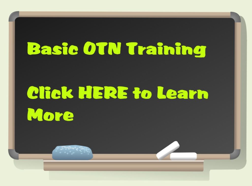 New Chalk Board Banner - Basic OTN Training