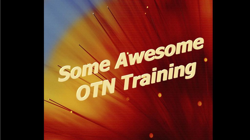 Sales and Marketing Video - Version 5 - Some Awesome OTN Training