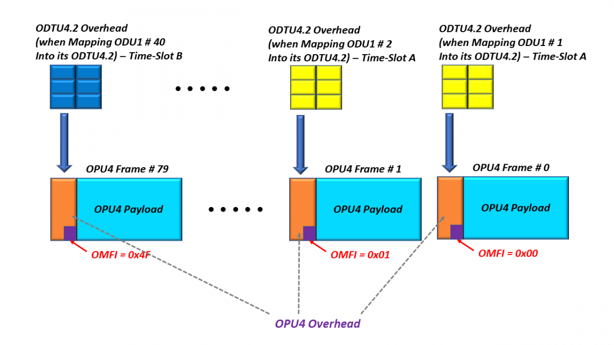 How we transport the 80 odtu4 dot 2 gmp mapping parameters sierra