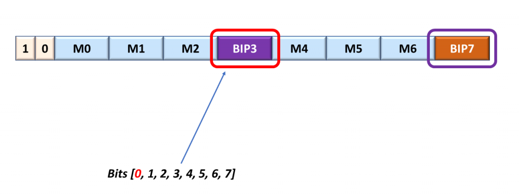 Computing Bit 0 within the BIP3 Byte of the Next Alignment Marker Block